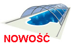 Ekonomiczne zadaszenie basenowe średnie Azure
